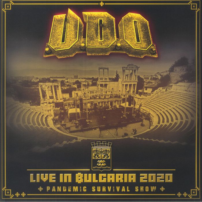 UDO - Live In Bulgaria 2020: Pandemic Survival Show vinyl sleeve