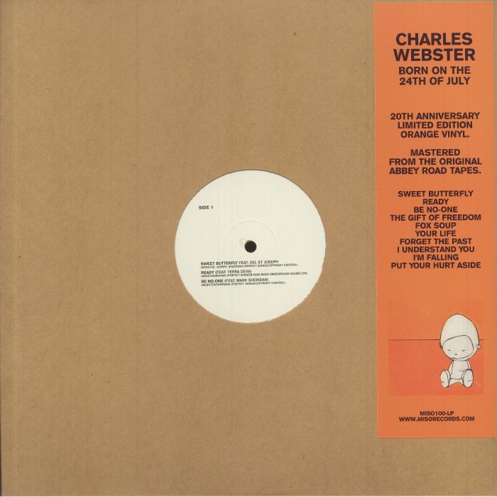 WEBSTER, Charles - Born On The 24th Of July (20th Anniversary Edition) vinyl sleeve