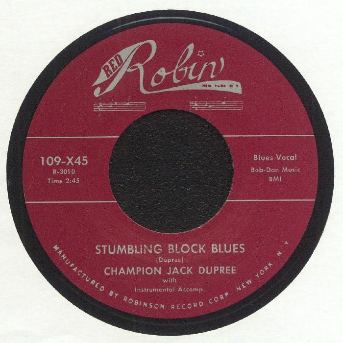 CHAMPION JACK DUPREE - Stumbling Block Blues (reissue) vinyl sleeve