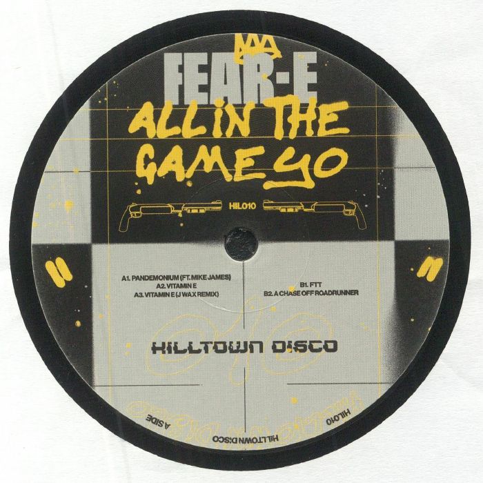 FEAR E - All In The Game Yo vinyl sleeve