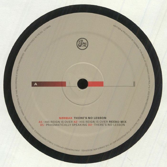 NORBAK - There's No Lesson vinyl sleeve