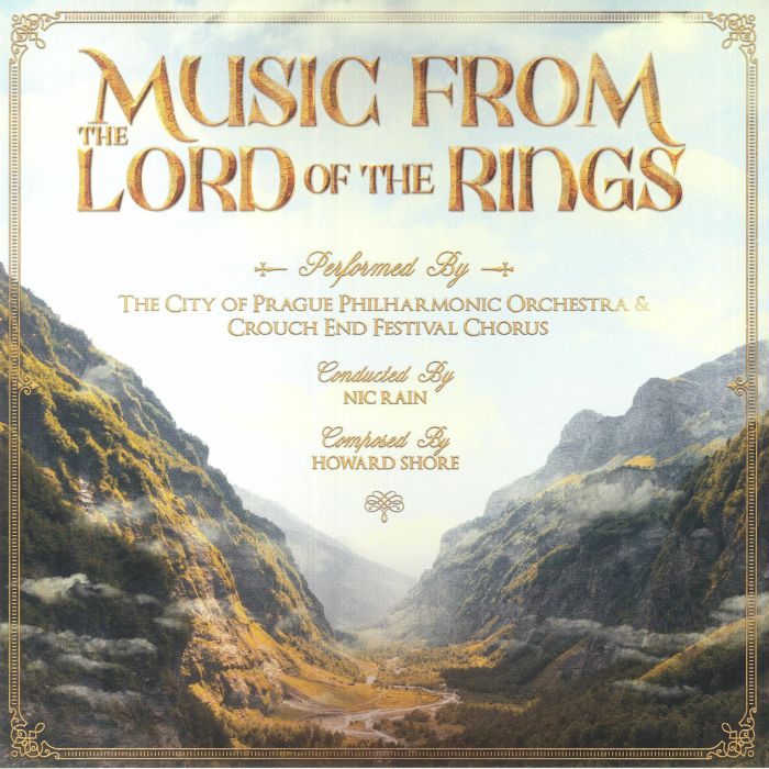 CITY OF PRAGUE PHILHARMONIC ORCHESTRA, The/CROUCH END FESTIVAL CHORUS - Music From The Lord Of The Rings (Soundtrack) vinyl sleeve