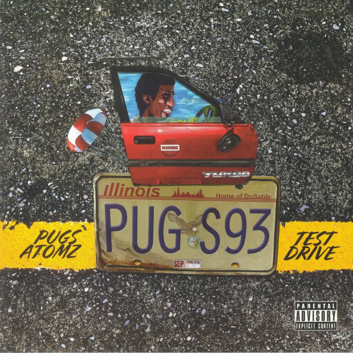 PUGS ATOMZ - Test Drive vinyl sleeve
