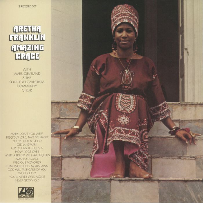 FRANKLIN, Aretha with JAMES CLEVELAND/THE SOUTHERN CALIFORNIA COMMUNITY CHOIR - Amazing Grace (50th Anniversary Edition) vinyl sleeve