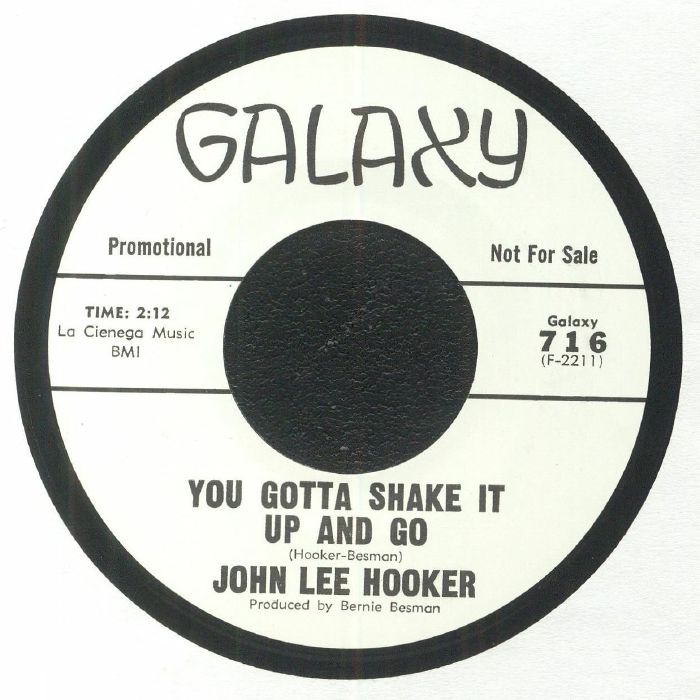 HOOKER, John Lee - You Gotta Shake It Up & Go vinyl sleeve