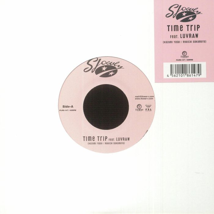 SLOWLY feat LUVRAW - Time Trip vinyl sleeve