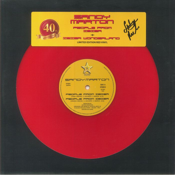 SANDY MARTON - People From Ibiza vinyl sleeve