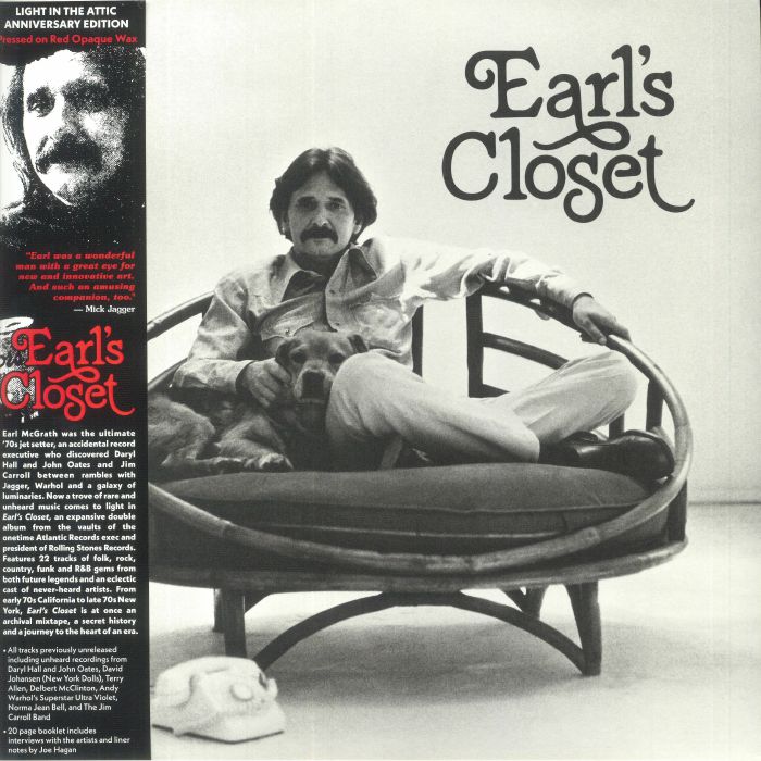 VARIOUS - Earl's Closet: The Lost Archive Of Earl Mcgrath 1970-1980 (Anniversary edition) vinyl sleeve