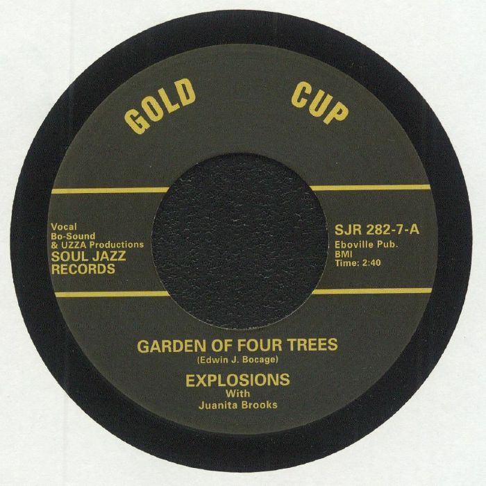 EXPLOSIONS feat JUANITA BROOKS - Garden Of Four Trees vinyl sleeve