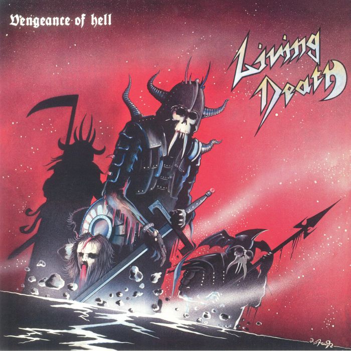 LIVING DEATH - Vengeance Of Hell (reissue) vinyl sleeve