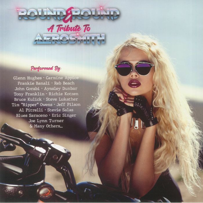 VARIOUS - Round & Round: A Tribute To Aerosmith vinyl sleeve