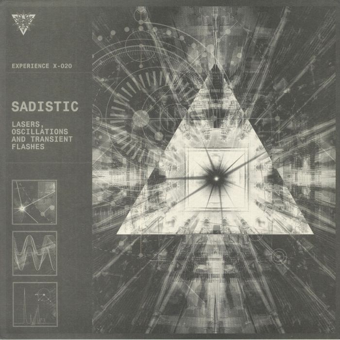 SADISTIC - Lasers Oscillations & Transient Flashes vinyl sleeve
