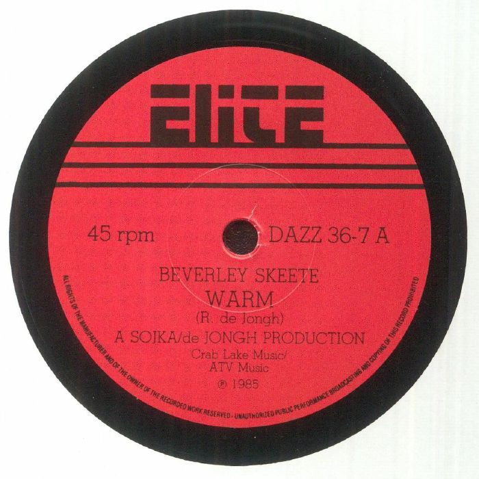 Beverley Skeete - Warm / If The Feeling Is Right vinyl sleeve
