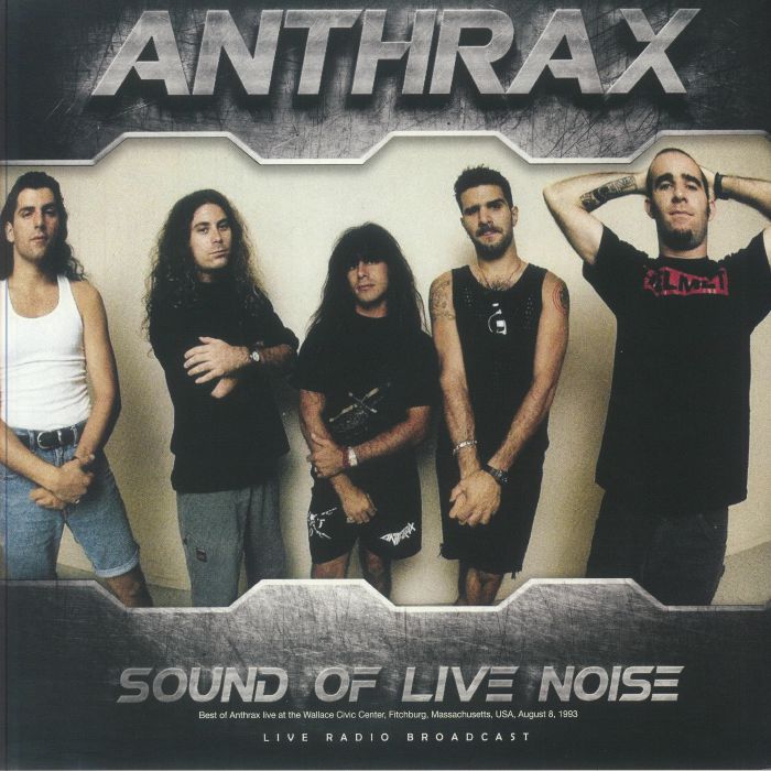 ANTHRAX - Sound Of Live Noise: Live Radio Broadcast vinyl sleeve