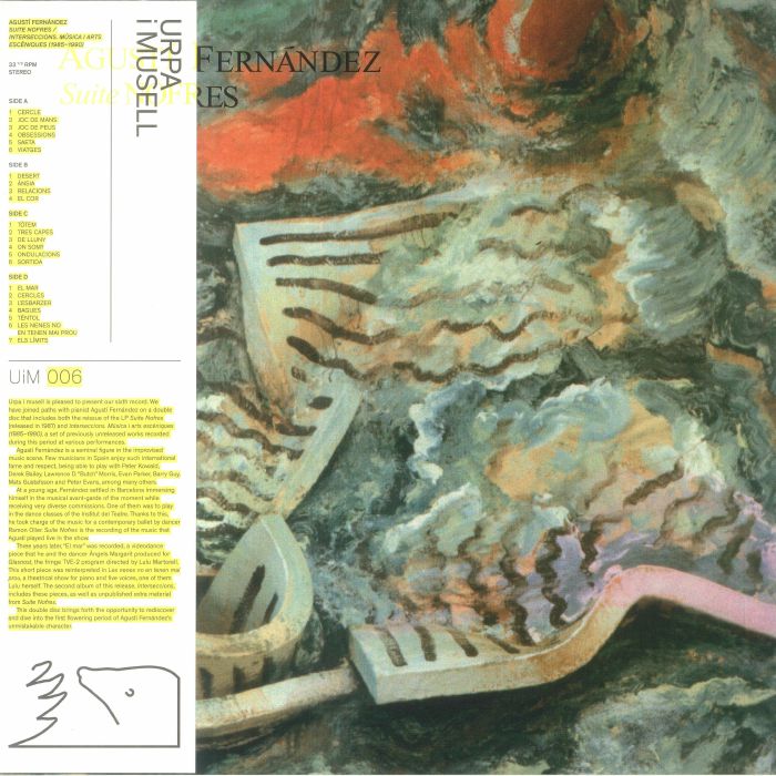 FERNANDEZ, Agusti - Suite Nofres/Interseccions: Musica I Arts Esceniques 1985-1990 vinyl sleeve