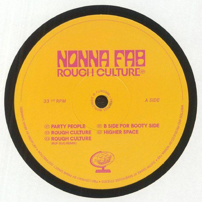 NONNA FAB - Rough Culture EP vinyl sleeve