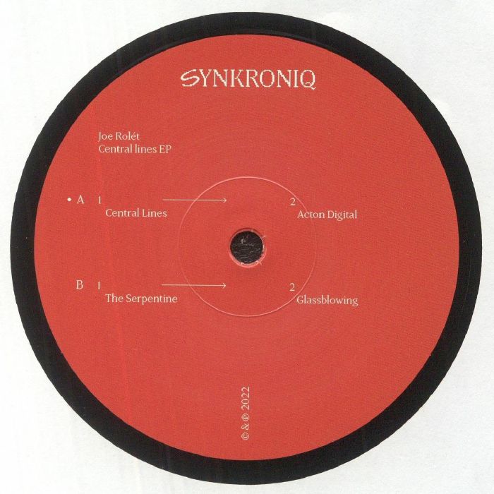 ROLET, Joe - Central Lines vinyl sleeve