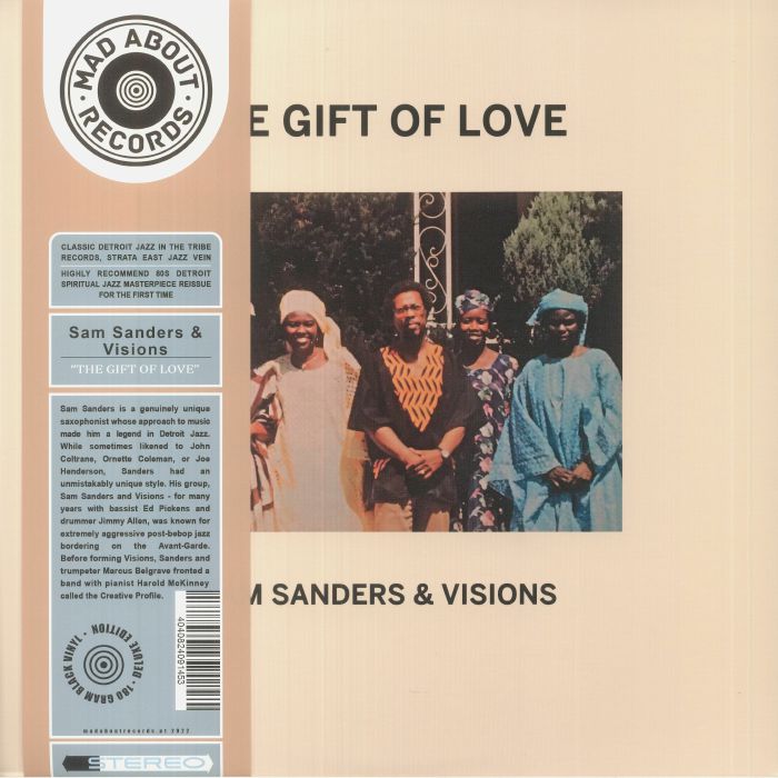SANDERS, Sam & VISIONS - The Gift Of Love (reissue) vinyl sleeve