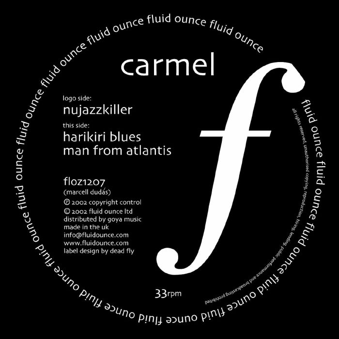 CARMEL - Nujazzkiller vinyl sleeve