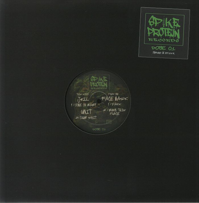 JKLL/UNIT/FACE MASK - Come On Baby vinyl sleeve