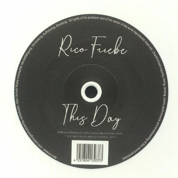 FRIEBE, Rico - This Day vinyl sleeve