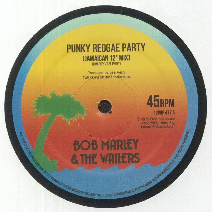 MARLEY, Bob & THE WAILERS - Punky Reggae Party vinyl sleeve