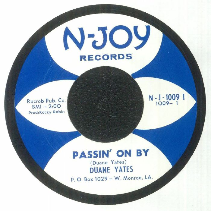 YATES, Duane - Passin' On By vinyl sleeve