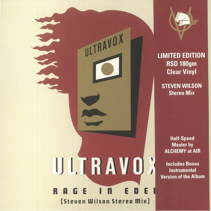 ULTRAVOX - Rage In Eden: Steven Wilson Stereo Mix (Record Store Day RSD Black Friday 2022) vinyl sleeve