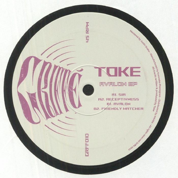 TOKE - Avalon EP vinyl sleeve