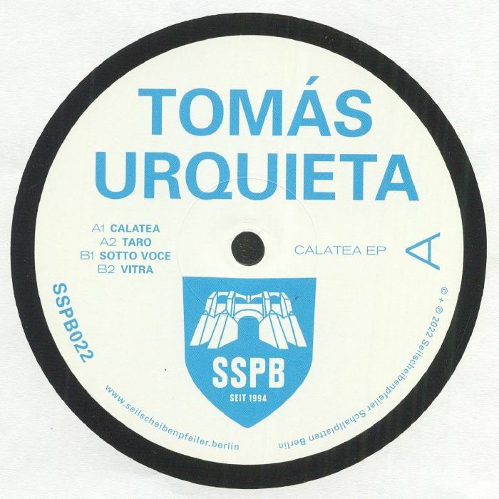 URQUIETA, Tomas - Calatea EP vinyl sleeve