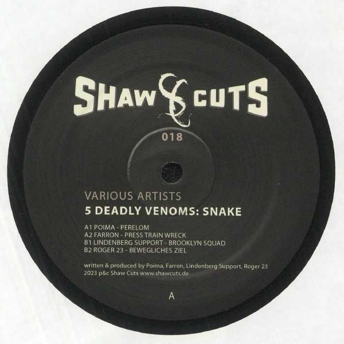 POIMA/FARRON/LINDENBERG SUPPORT/ROGER 23 - 5 Deadly Venoms: Snake vinyl sleeve