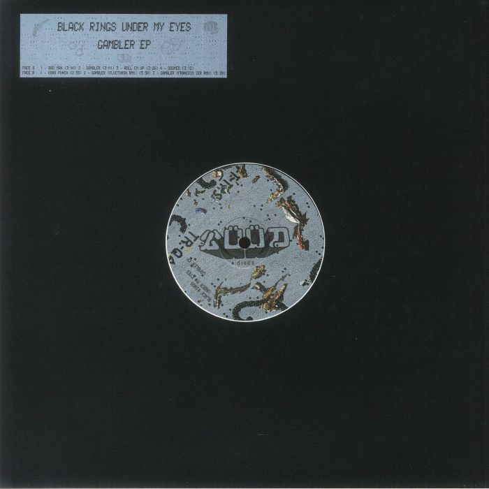BLACK RINGS UNDER MY EYES - Gambler EP vinyl sleeve