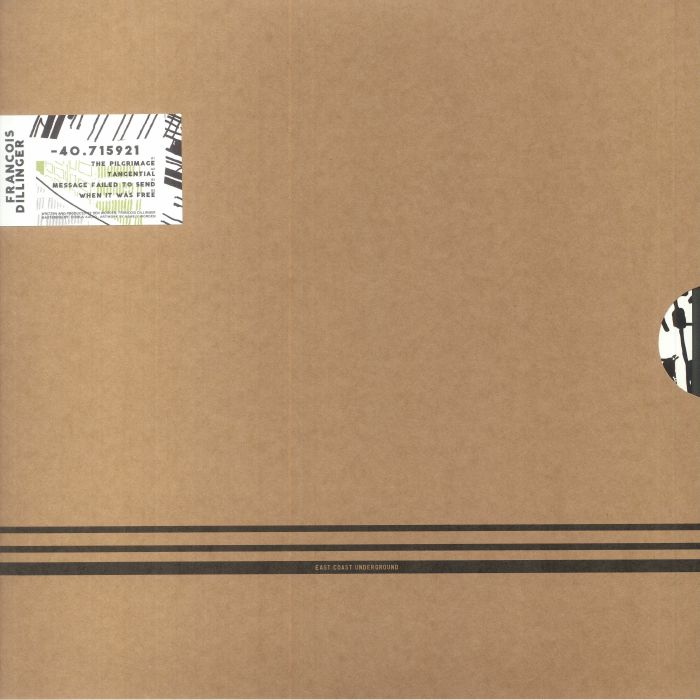 DILLINGER, Francois - Minus 40.715921 vinyl sleeve