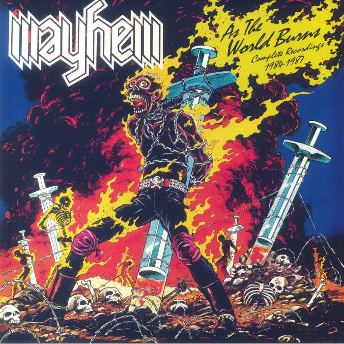 MAYHEM - As The World Burns: Complete Recordings 1984-1987 vinyl sleeve