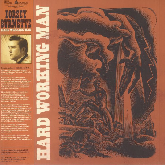 BURNETTE, Dorsey - Hard Working Man: 1960-1964 (Record Store Day RSD 2023) vinyl sleeve
