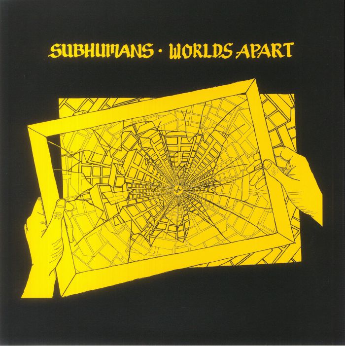 SUBHUMANS - Worlds Apart (reissue) vinyl sleeve