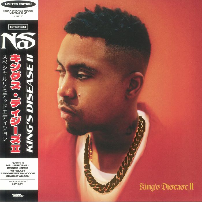 NAS - King's Disease II (reissue) vinyl sleeve