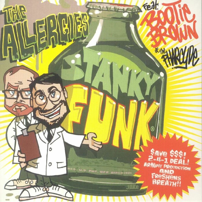 ALLERGIES, The - Stanky Funk vinyl sleeve