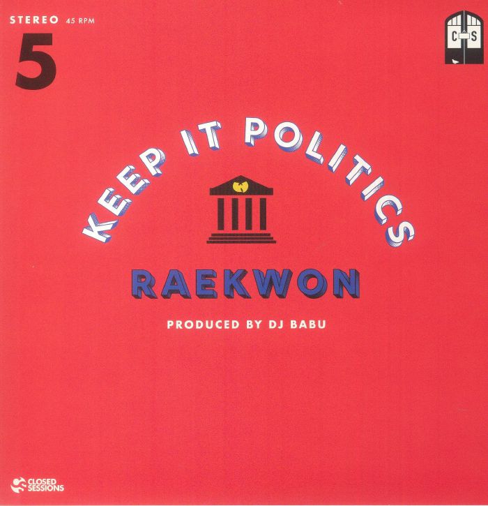 RAEKWON/DJ BABU - Keep It Politics vinyl sleeve