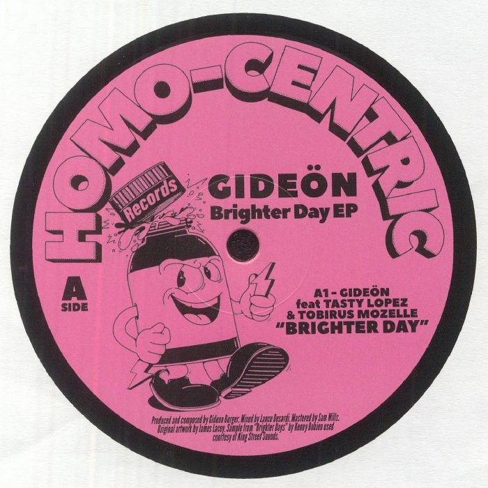 GIDEON - Brighter Day EP vinyl sleeve