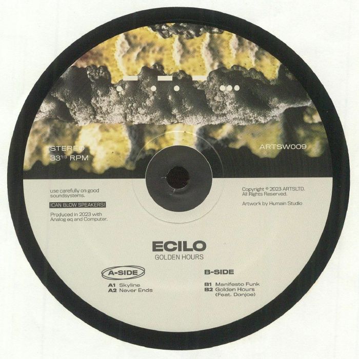 ECILO - Golden Hours vinyl sleeve