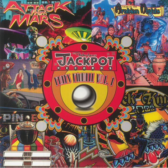 VARIOUS - Jackpot Plays Pinball Vol 1 vinyl sleeve