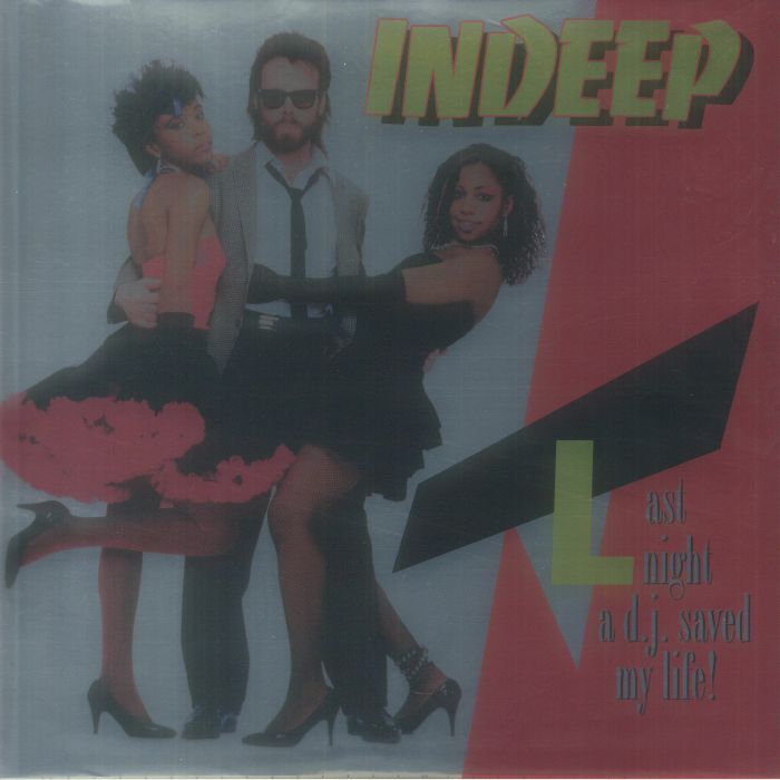 INDEEP - Last Night A DJ Saved My Life vinyl sleeve