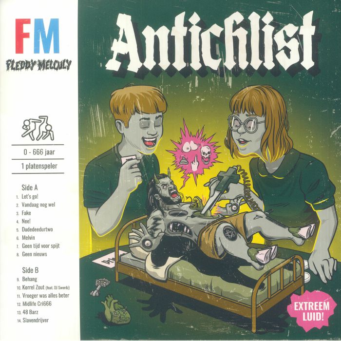 FLEDDY MELCULY - Antichlist vinyl sleeve