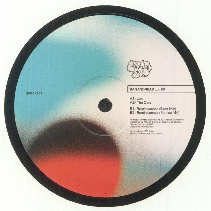 SANANDREAS - Lun EP vinyl sleeve