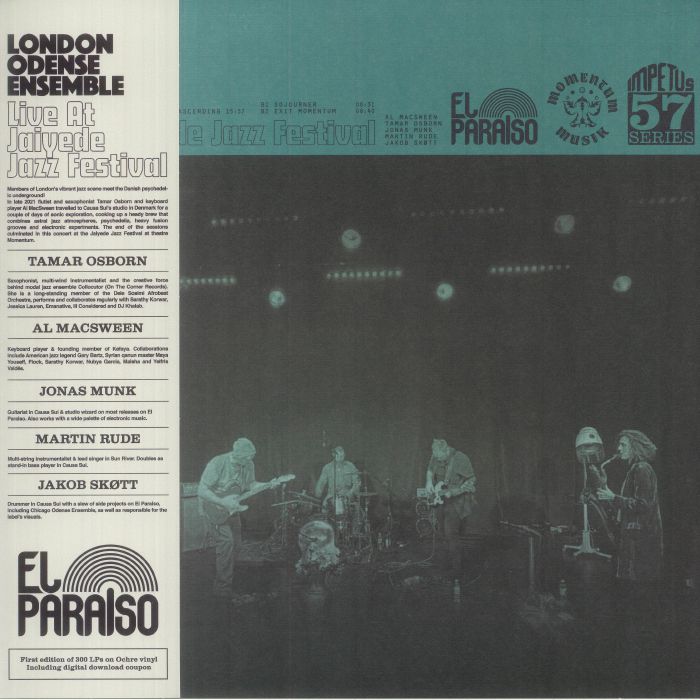 LONDON ODENSE ENSEMBLE - Live At Jaiyede Jazz Festival vinyl sleeve