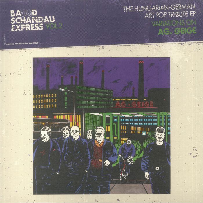 VARIOUS - Ba(a)d Schandau Express Vol 2: The Hungarian German Art Pop Tribute EP Variations On AG Geige vinyl sleeve