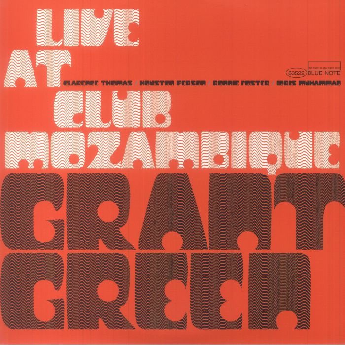 GREEN, Grant - Live At Club Mozambique (reissue) vinyl sleeve