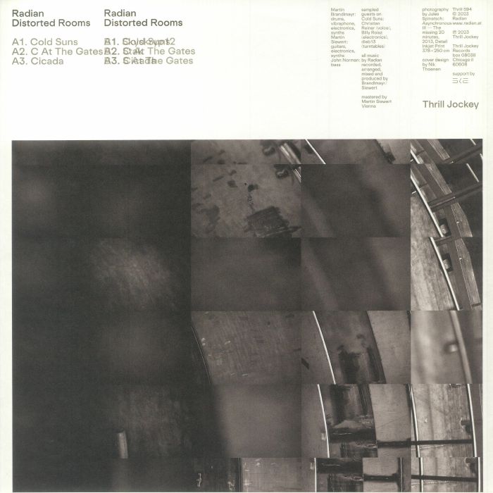 RADIAN - Distorted Rooms vinyl sleeve
