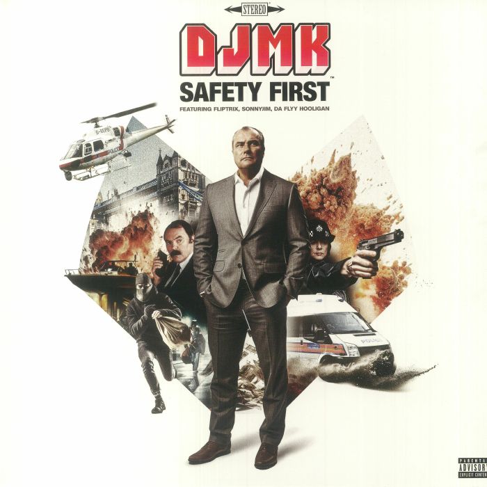 DJ MK - Safety First EP vinyl sleeve